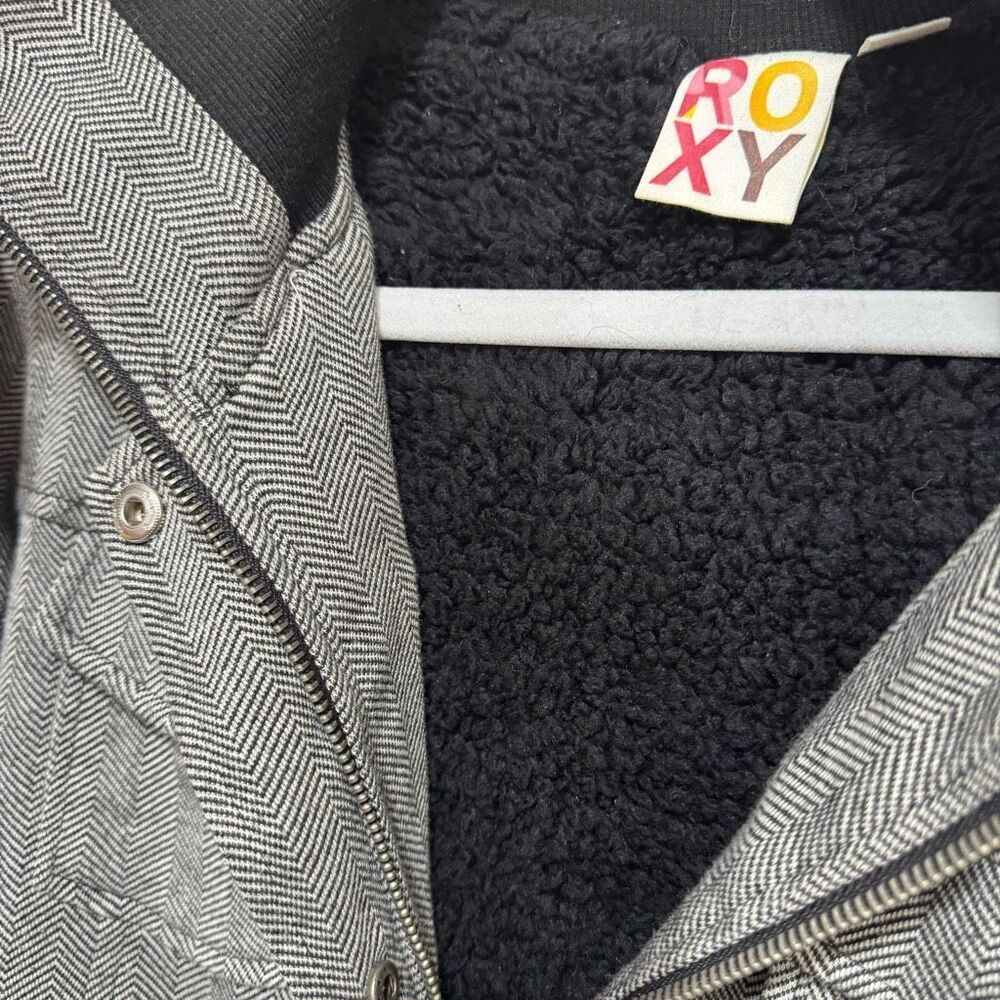 Roxy Jacket Full Zip Jacket Collared Jacket Snap … - image 6